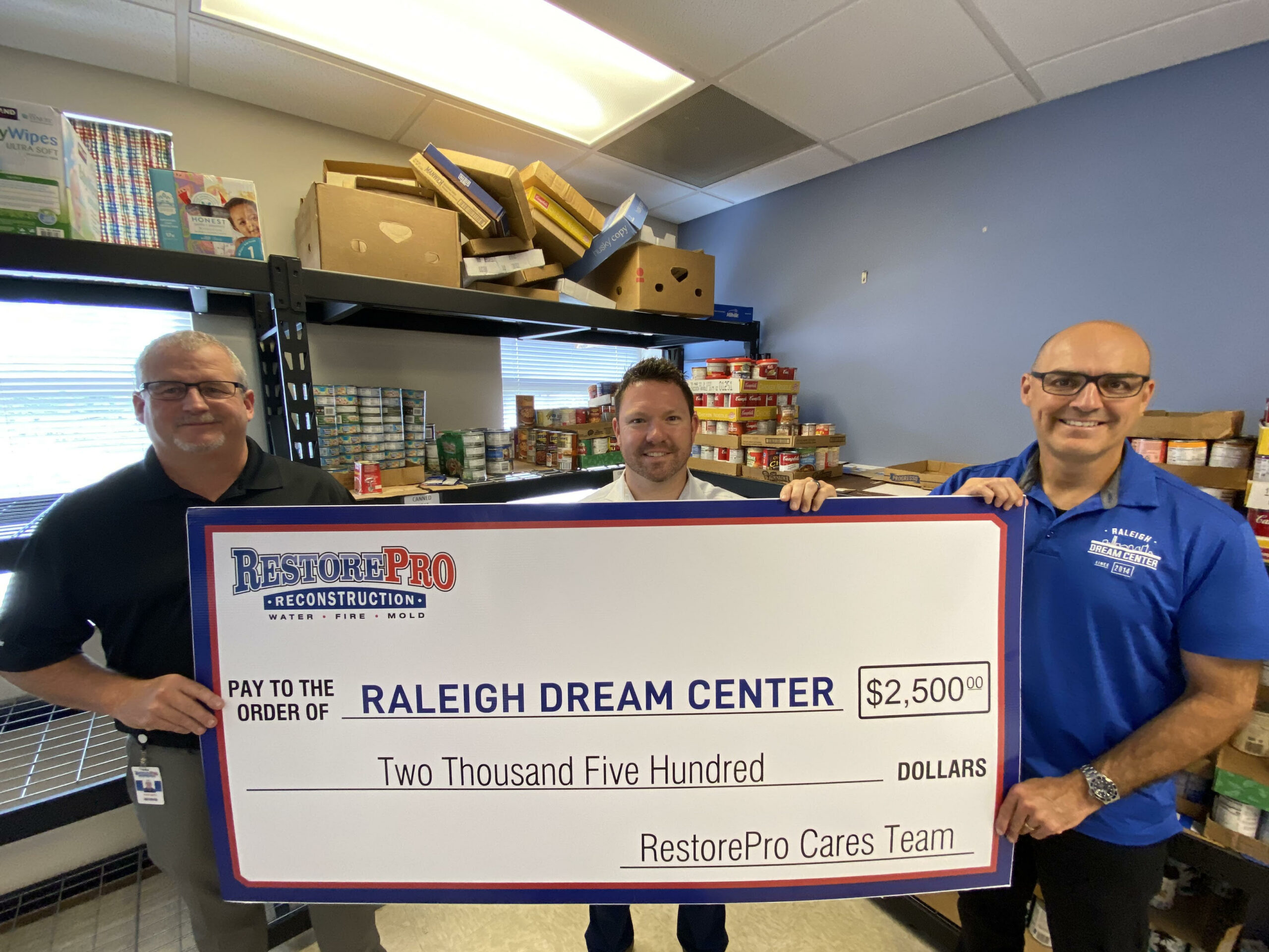 Raleigh Dream Center Donation