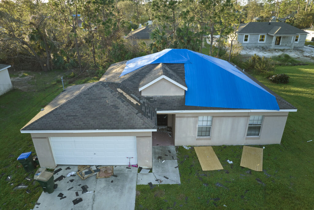 storm damage restoration after a hurricane